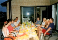 (1997-08) Reception a la maison avec les collegues de CSC